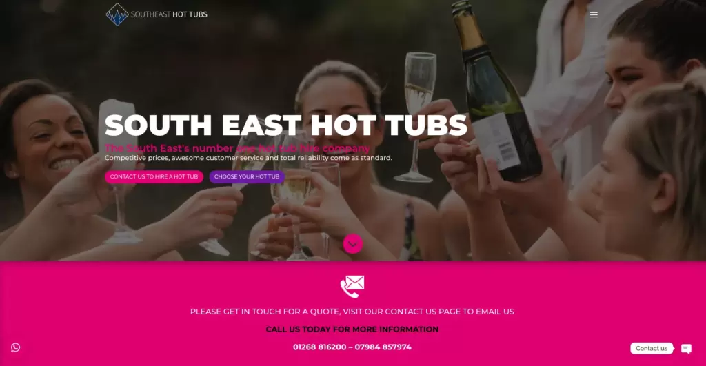 South East Hot Tubs Website