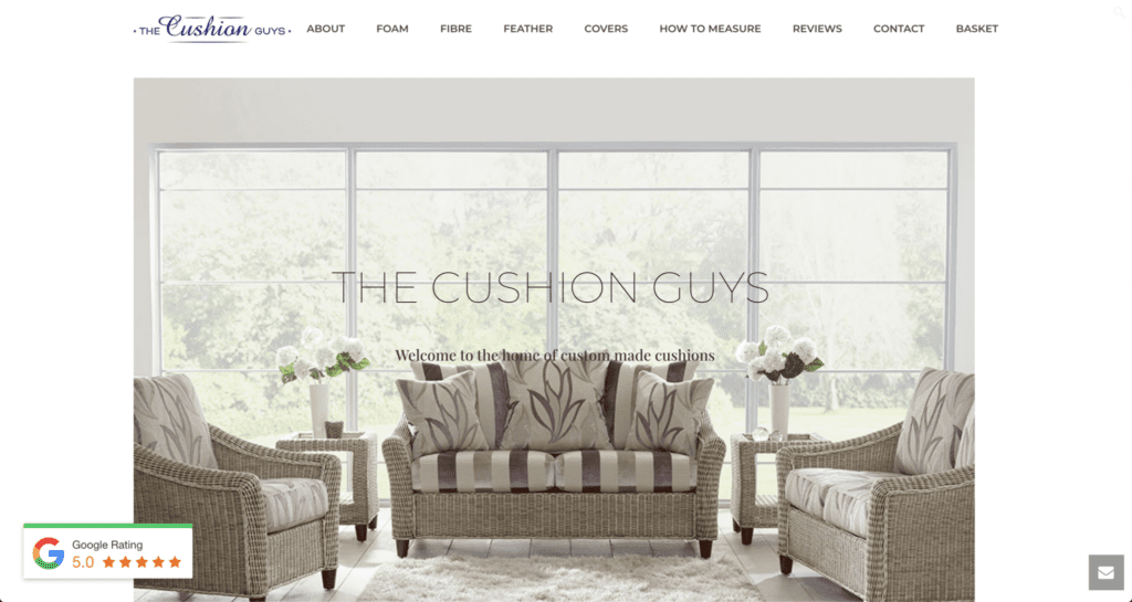 Cushion Guys Website