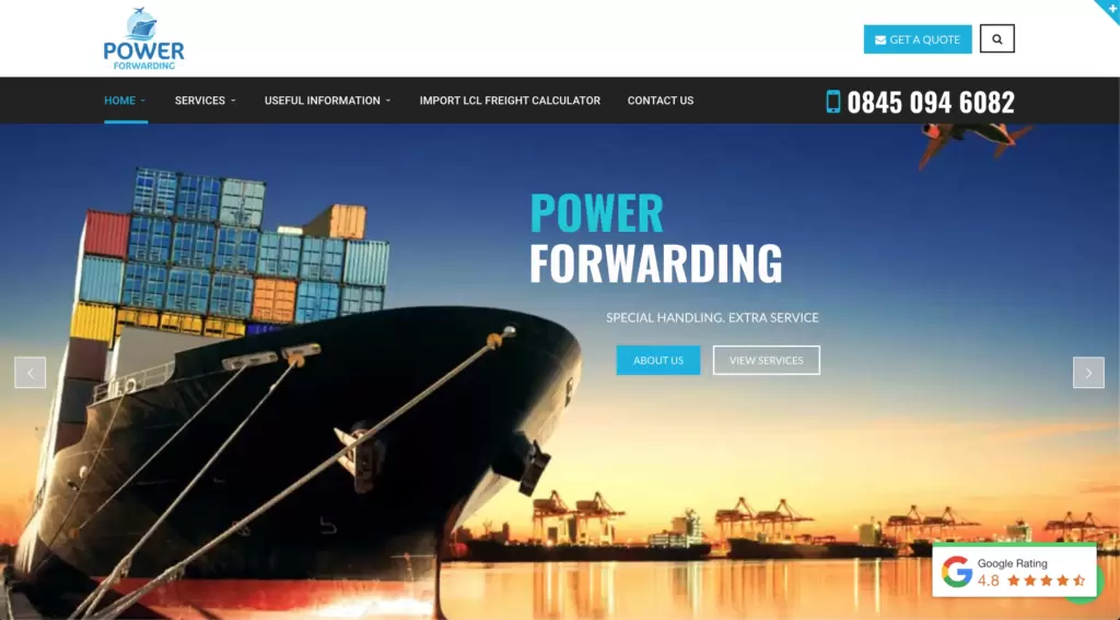 Power Forwarding Website