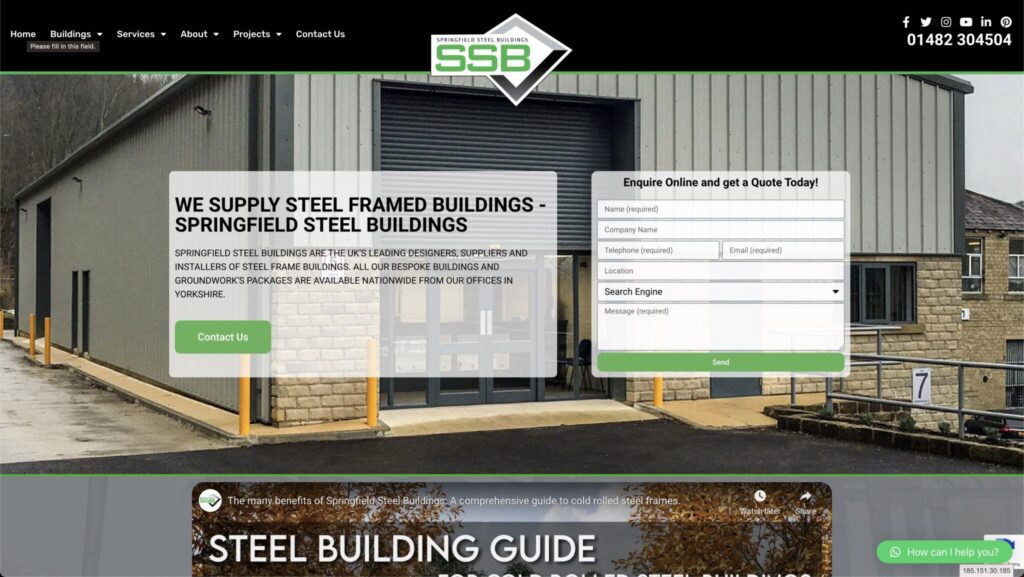 Springfield Steel Buildings - Outrank Ltd