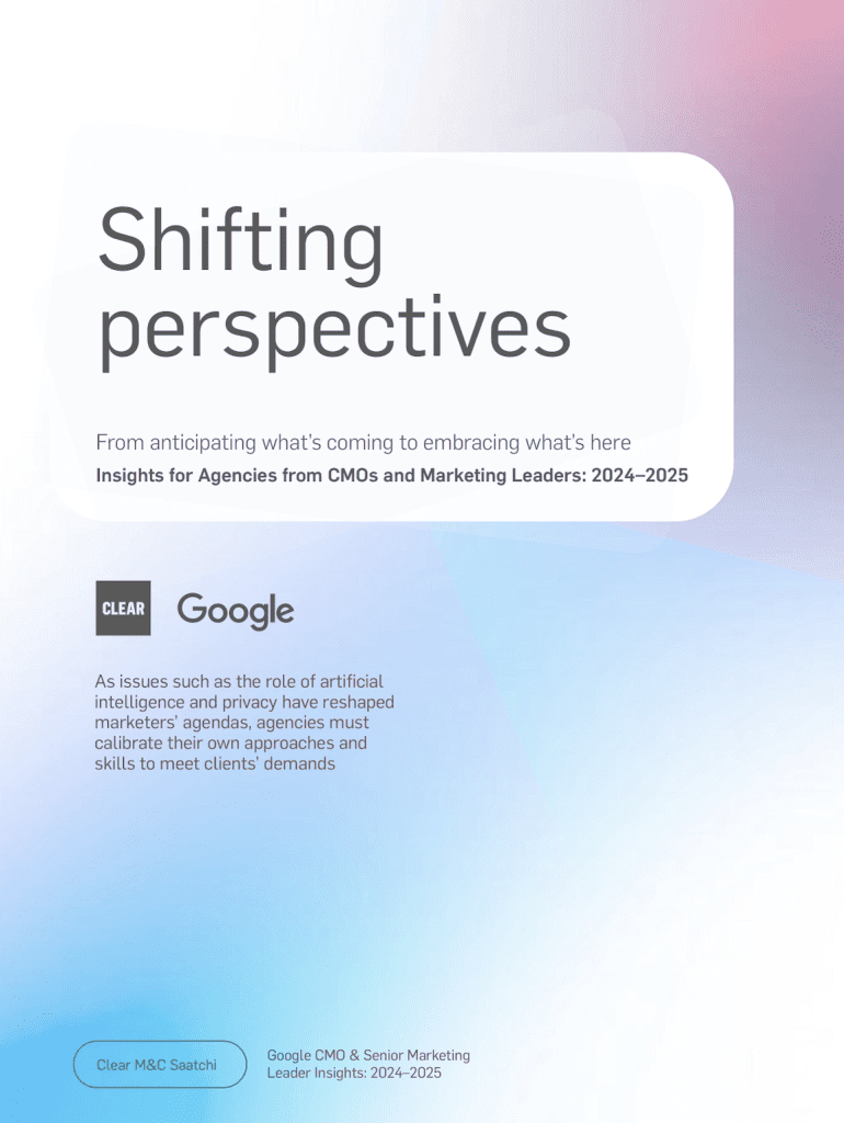 Google CMO Report